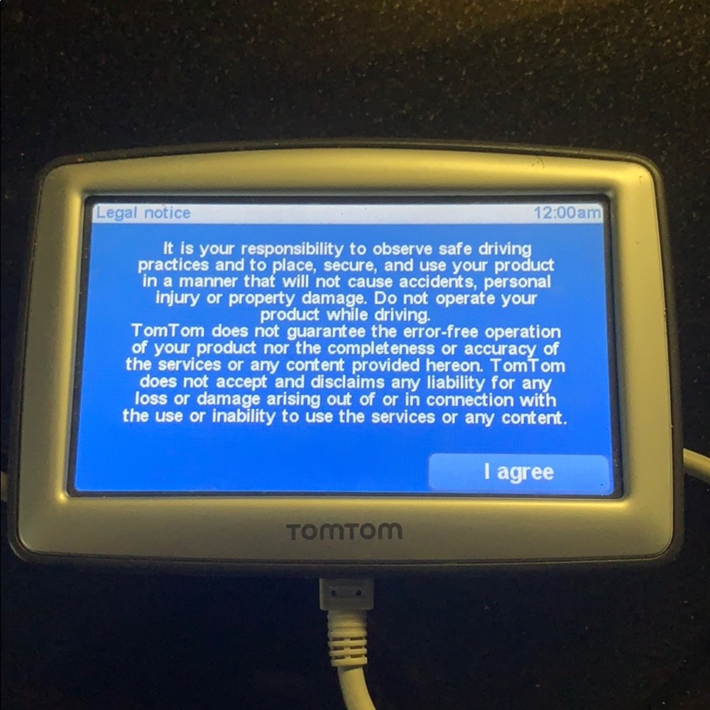 Tomtom road system good working condition